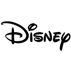 Disney Logo black on white background