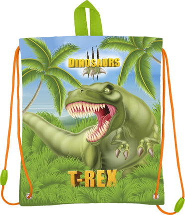 Dinosaur Drawstring Lunch Bag