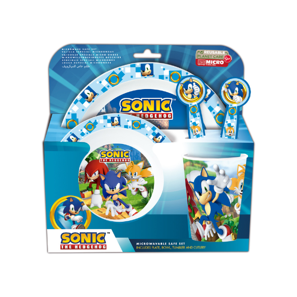 Sonic the Hedgehog 5 Piece Dinner Set