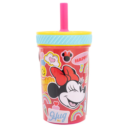 STOR - Drop Safe Tumbler with Silicone Straw 12oz - Minnie