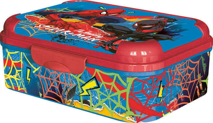 Spiderman 'Moving Target' Plastic Lunch Box for kids