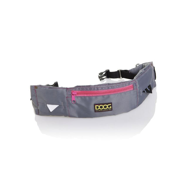 Walkie Belt for Dogs (Grey & Neon Pink) - DOOG