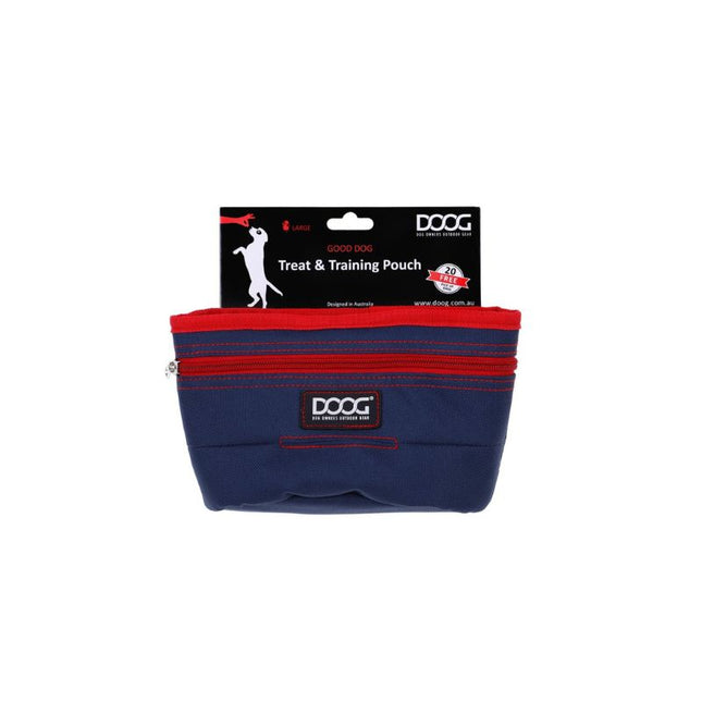 Treat Pouch for Dogs (Navy/Red) - DOOG