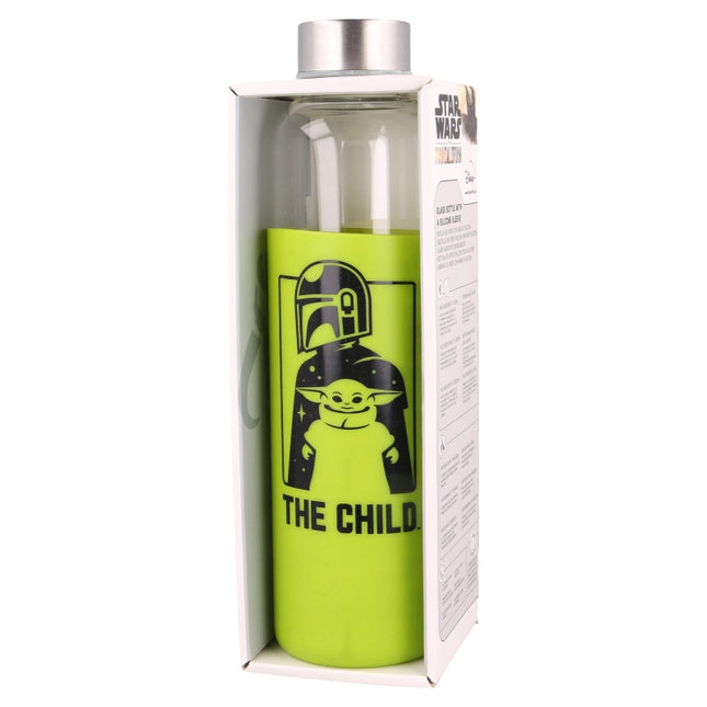 Mandalorian The Child Glass Bottle with Silicone Cover