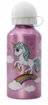 Unicorn Aluminium Water Bottle 400ml