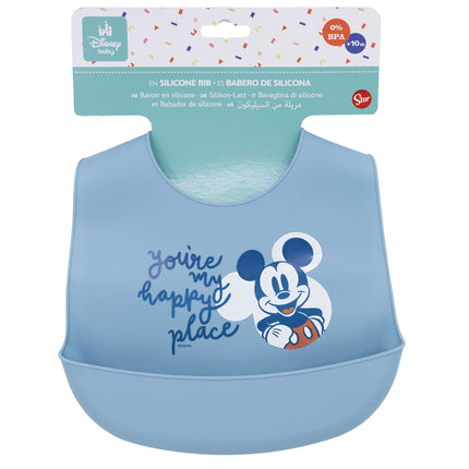 Mickey Mouse Silicone Bib for Toddlers