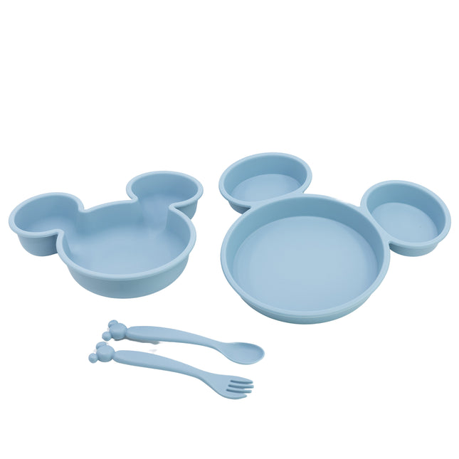Mickey Mouse 4 Piece Toddler Dinner Set in Gift Box