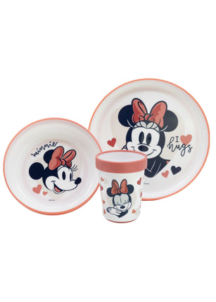 Minnie Mouse Toddler 3 Piece Dinner Set