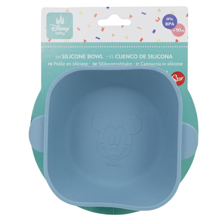 Mickey Mouse Toddler Silicone Square Bowl with suction