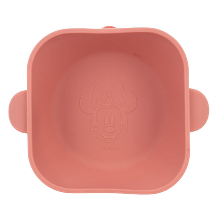Minnie Mouse Square Silicone Bowl with Suction for Toddlers
