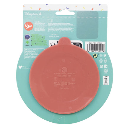 Minnie Mouse Square Silicone Bowl with Suction for Toddlers