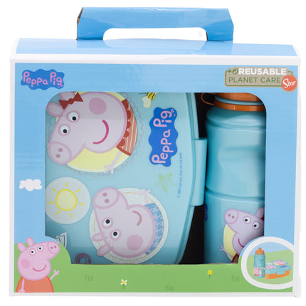 Peppa Pig 2 Piece Back to School Lunch set for children