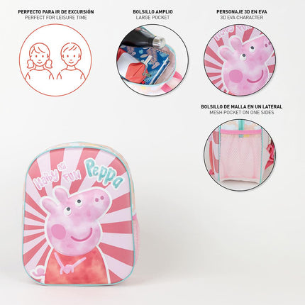 Peppa Pig 3D Backpack for Kids