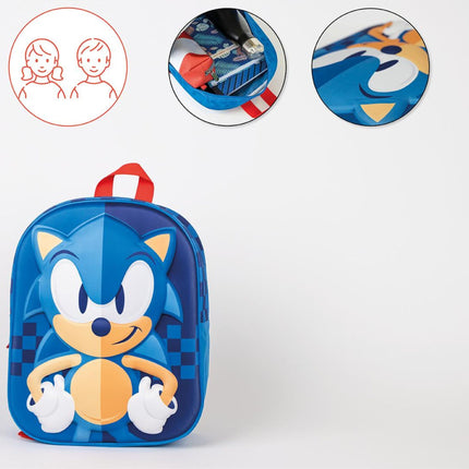 Sonic the Hedgehog 3D Backpack for kids