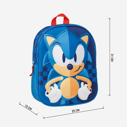 Sonic the Hedgehog 3D Backpack for kids