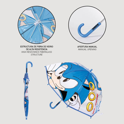 Sonic the Hedgehog Umbrella for kids - Making sure your kid stays dry!