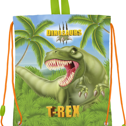 Dinosaur Drawstring Lunch Bag