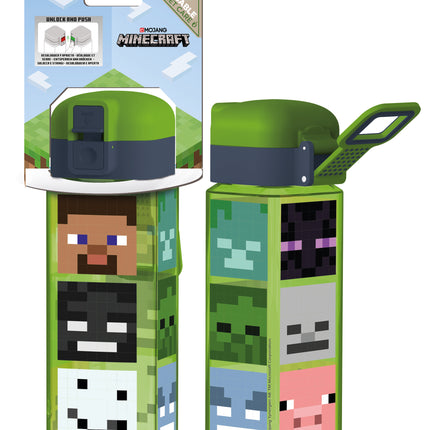 Minecraft Square Lock Water Bottle 550ml