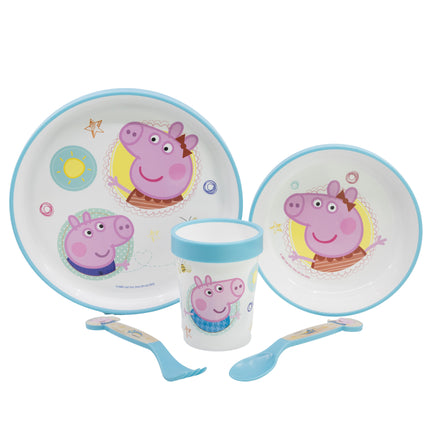 Peppa Pig 5 Piece Dinner Set for children