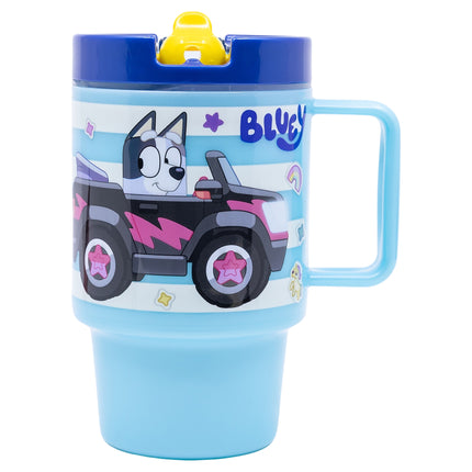 Bluey 530ml Plastic Kids Mug Cup with Lid