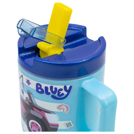 Bluey 530ml Plastic Kids Mug Cup with Lid