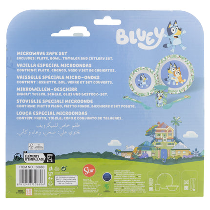 Bluey 5 Piece Dinner Set for Children