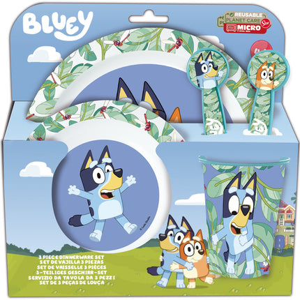 Bluey 5 Piece Dinner Set for Children