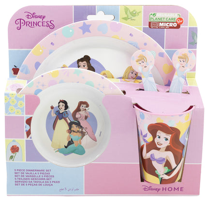 Disney Princess 5 Piece Dinner Set