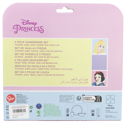 Disney Princess 5 Piece Dinner Set