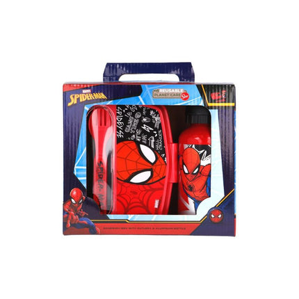 Spiderman School Lunch Set