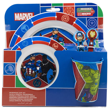 The Avengers 5 piece Dinner Set for Children