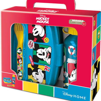 Mickey Mouse Fun-Tastic 4 Piece Back to School Lunch Set