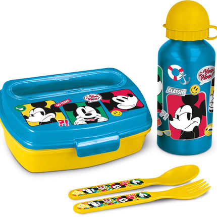 Mickey Mouse Fun-Tastic 4 Piece Back to School Lunch Set