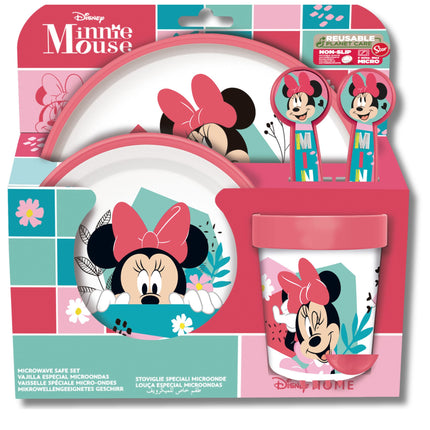 Minnie Mouse 'Being More Minnie' 5 Piece Dinner Set