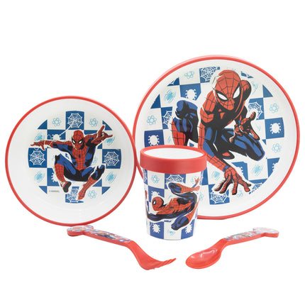 Spiderman 'Arachnid' 5 Piece Dinner Set