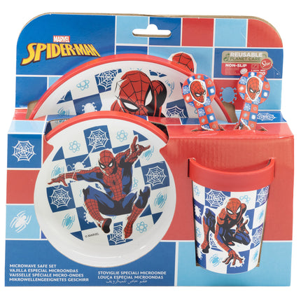 Spiderman 'Arachnid' 5 Piece Dinner Set