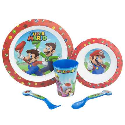 Super Mario 5 Piece Dinner Set