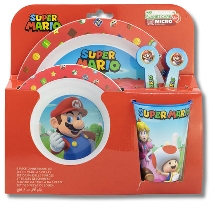 Super Mario 5 Piece Dinner Set