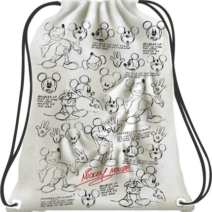 Mickey Mouse Insulated Drawstring Lunch Bag