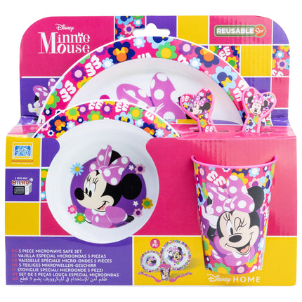 STOR - 5 Pcs Micro Dinner Set - Minnie