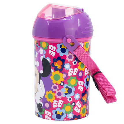 Minnie Mouse Pop Up Canteen Kids School Drinks Bottle  450ml