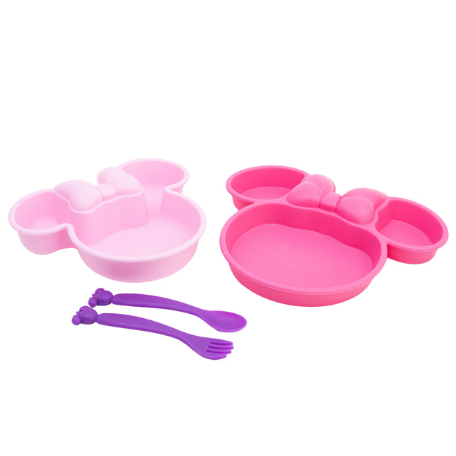 Minnie Mouse 4 Piece Toddler Dinner Set in Gift Box