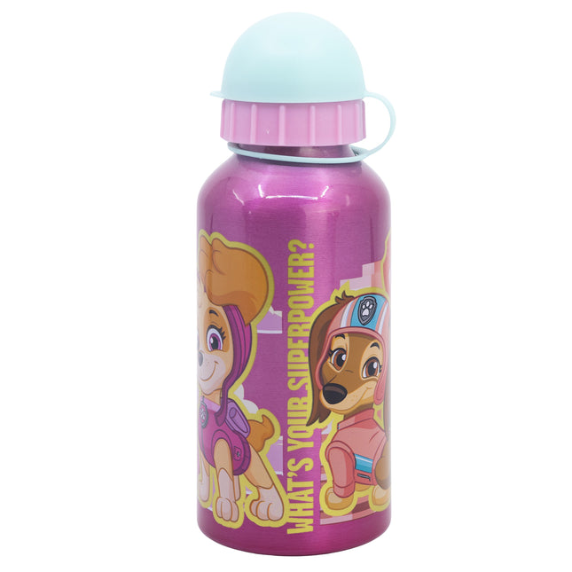 Paw Patrol Super powers Aluminium Water Bottle 400ml