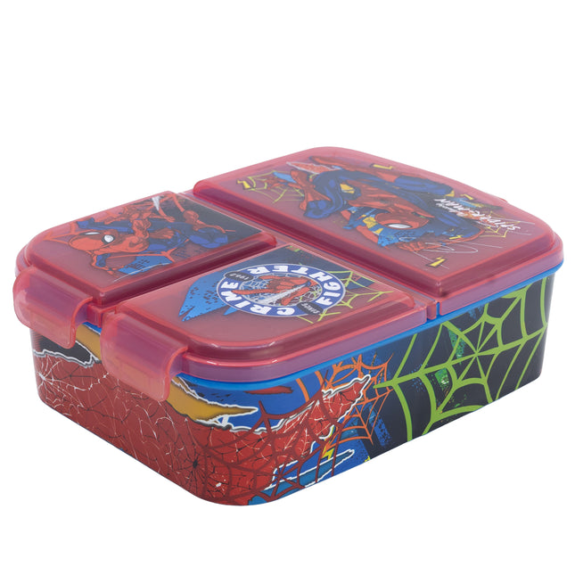 Spiderman 'Moving Target' Multi Compartment Lunch Box