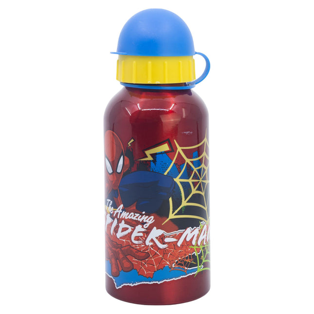 Spiderman 'Moving Target' Aluminium Water Bottle 400ml