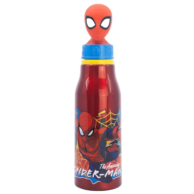 Spiderman 3D Figurine Aluminium Water Bottle 690ml