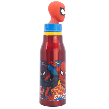 Spiderman 3D Figurine Aluminium Water Bottle 690ml