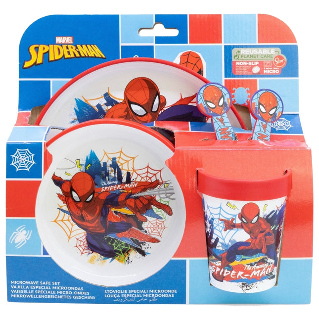 Spiderman Piece Dinner Set