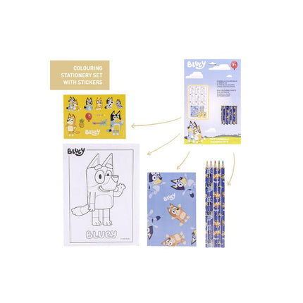 Bluey Stationary and Colouring Set