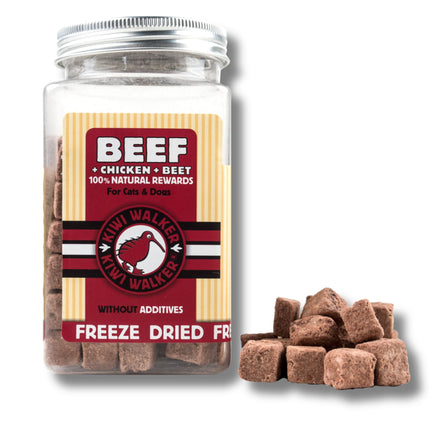 Dog Treats - Freeze Dried Meat & Chicken - Kiwi Walker